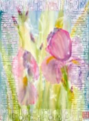 Maureen Cassidy Keast, "Purple Iris", mixed water media